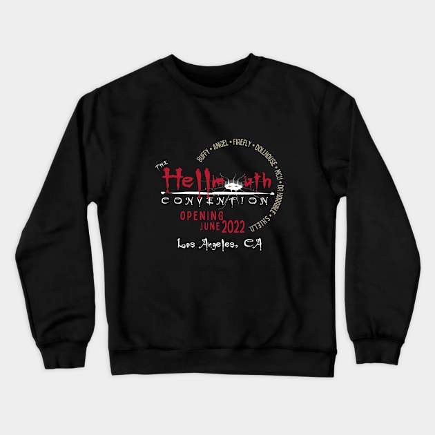 Opening Soon (Front and Back) Crewneck Sweatshirt by Fandom Charities